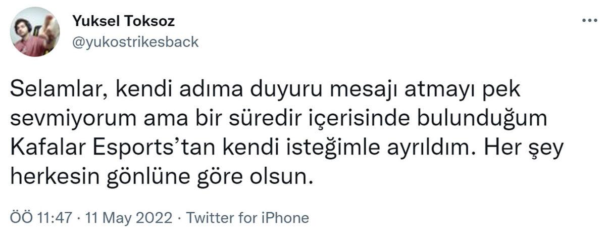 Pakistan Ziyareti Tepki Çeken Kafalar’ın E-Spor Takımı Dağılmaya Başladı: Oyuncular Bir Bir Ayrılıyor