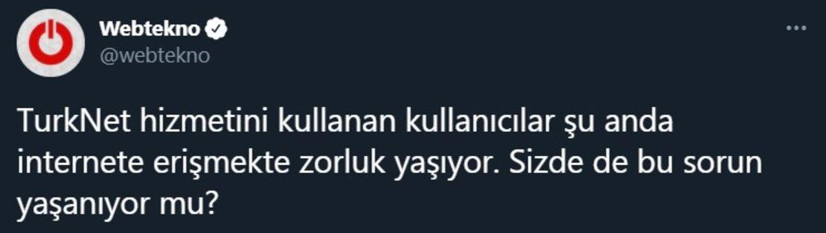 TurkNet Çöktü: İnternet ve Müşteri Hizmetlerine Erişim Sorunu Yaşanıyor [Güncelleme]