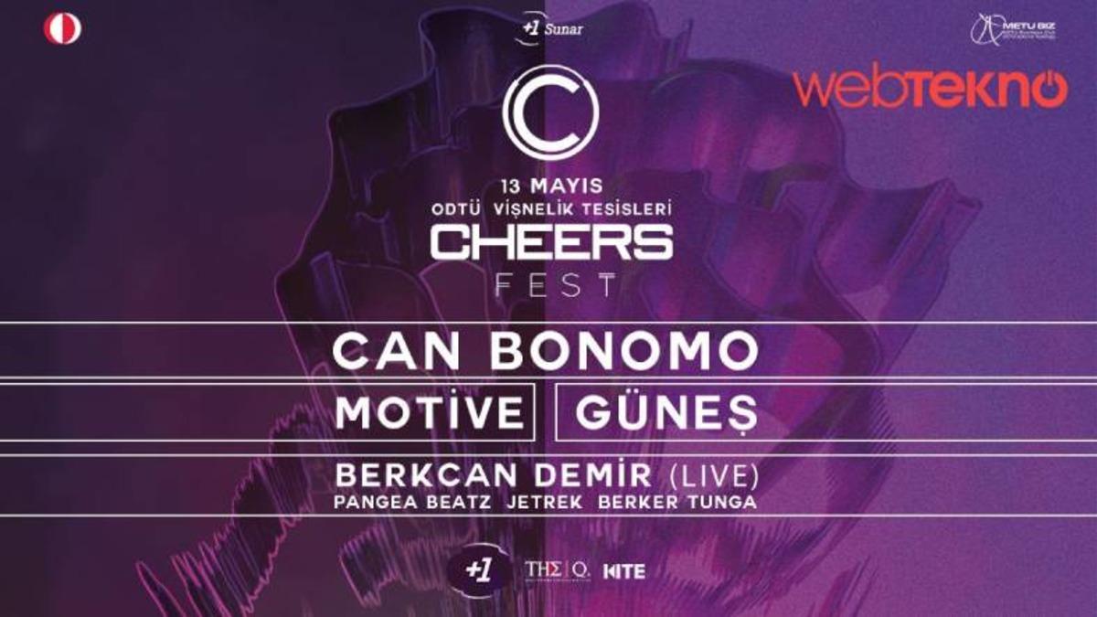 Ankara’nın En Büyük Öğrenci Festivallerinden CheersFest, 13 Mayıs’ta ODTÜ Vişnelik Tesisleri’nde Gerçekleşecek