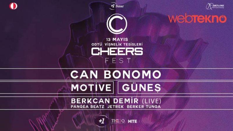 Ankara’nın En Büyük Öğrenci Festivallerinden CheersFest, 13 Mayıs’ta ODTÜ Vişnelik Tesisleri’nde Gerçekleşecek