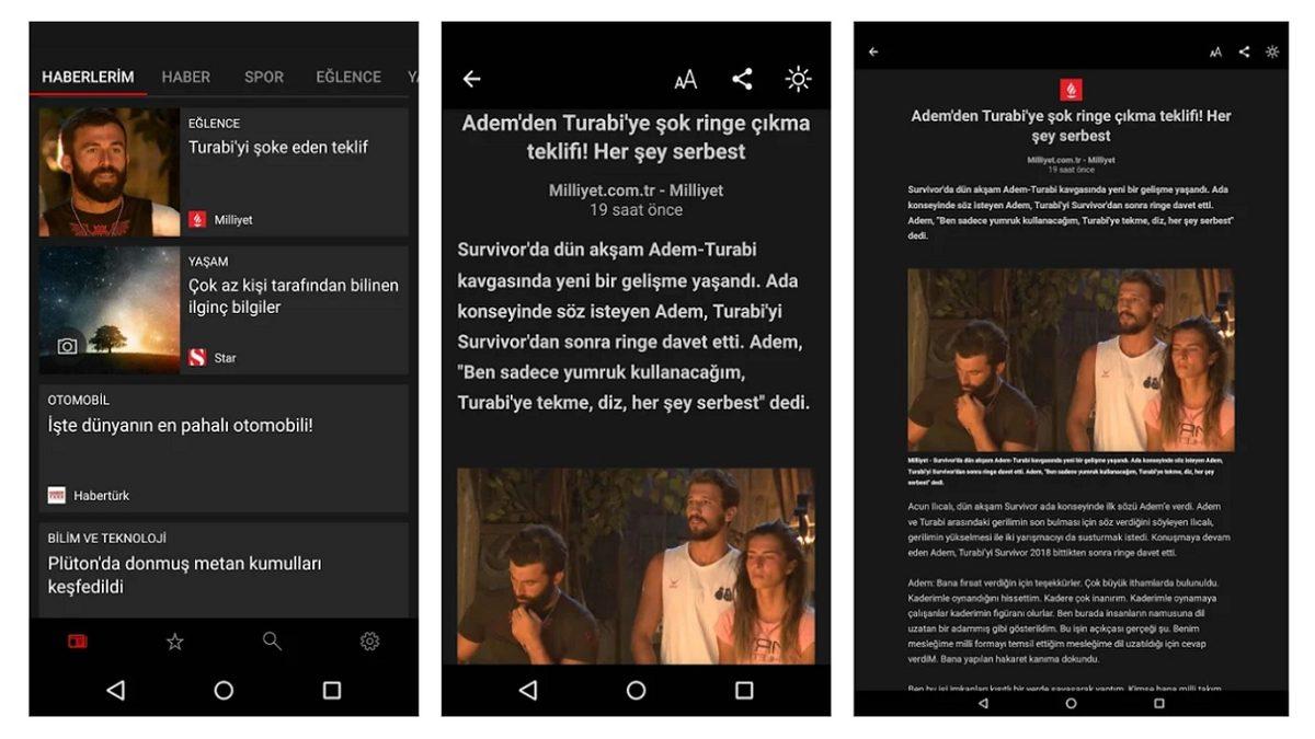 Tıpkı Bundle Gibi Her Kategoriden Haberlere Ulaşabileceğiniz Mobil Uygulamalar