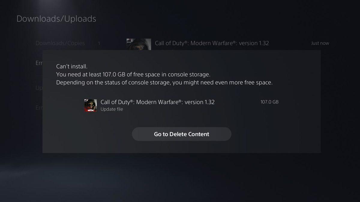 CoD Oyunları Son Güncellemeyle Epey ’Şişti’: 500 GB’lik PS4’ler Yetersiz Kalıyor