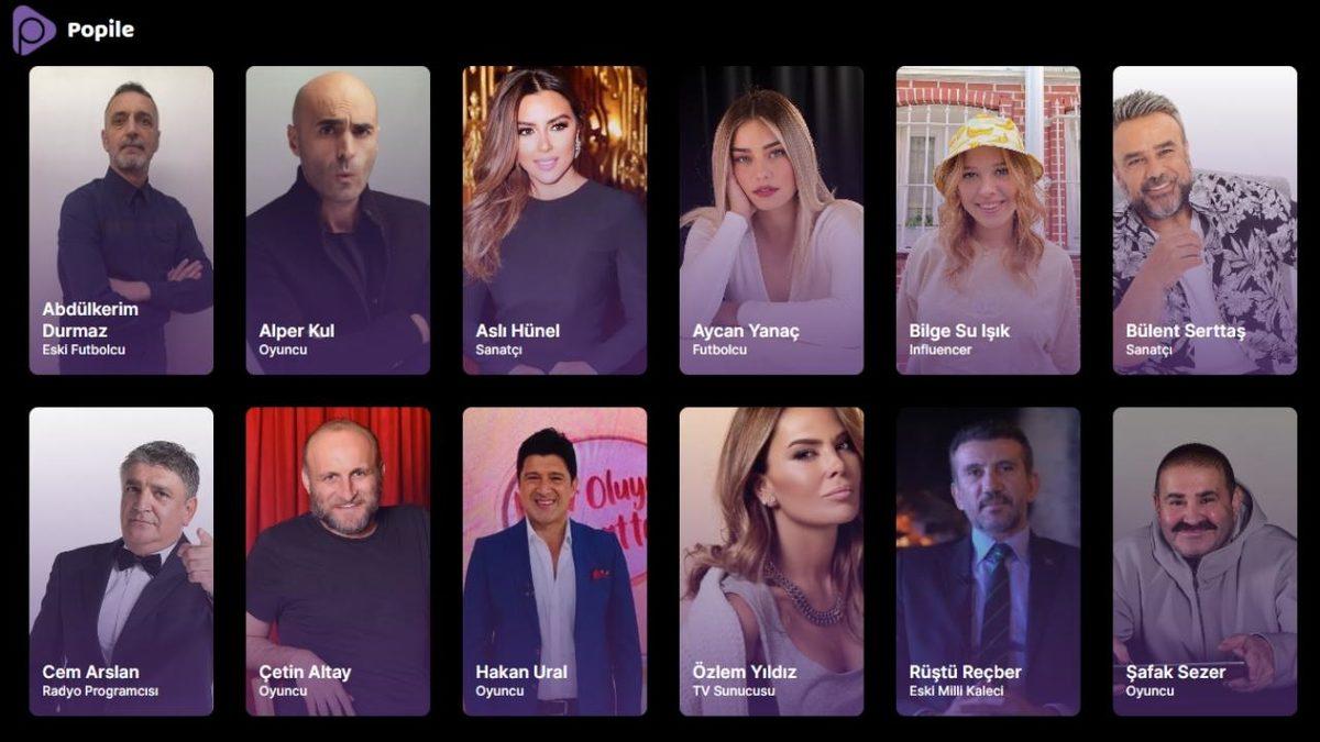 Ünlülerden Tebrik Mesajı Alabileceğiniz Yerli Uygulama: Popile