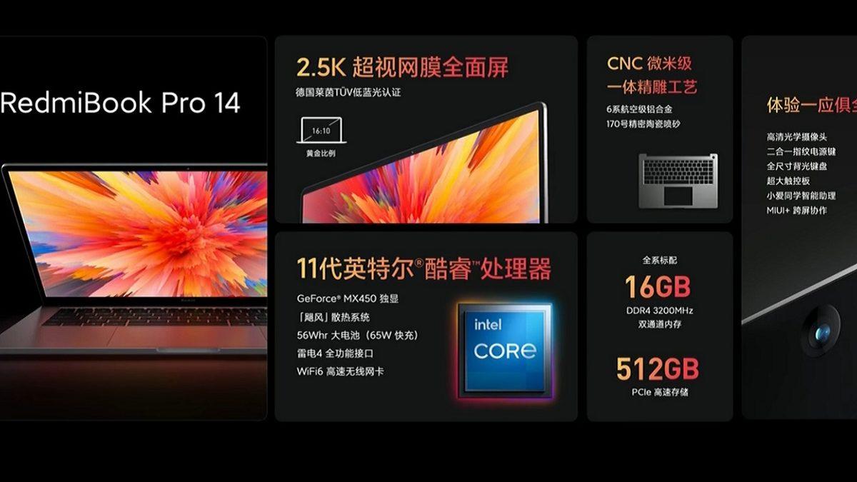 Redmi, Yeni Dizüstü Bilgisayarları RedmiBook Pro 14 ve 15’i Tanıttı