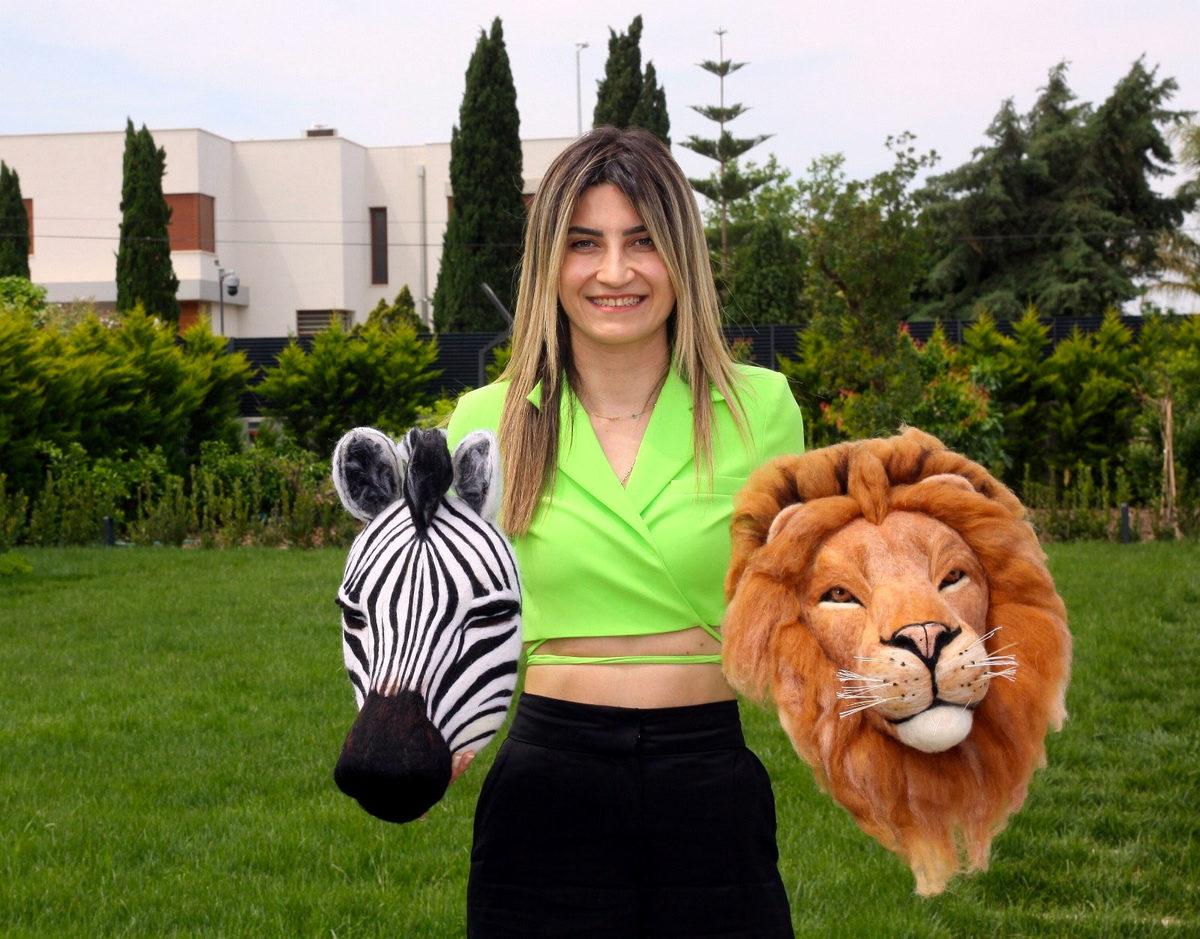 Bu Sergiye Hepiniz Davetlisiniz: Tekstil Malzemesi Keçe, 3 Boyutlu Hayvan Figürlerine Dönüştürüldü