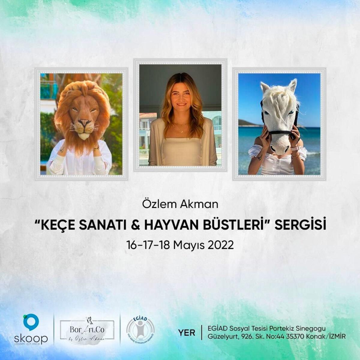 Bu Sergiye Hepiniz Davetlisiniz: Tekstil Malzemesi Keçe, 3 Boyutlu Hayvan Figürlerine Dönüştürüldü