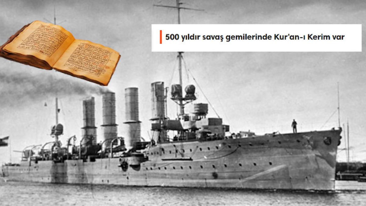 Savaş Gemilerinin Bayrak Direklerinde Neden Dinî Kitap Bulunur?