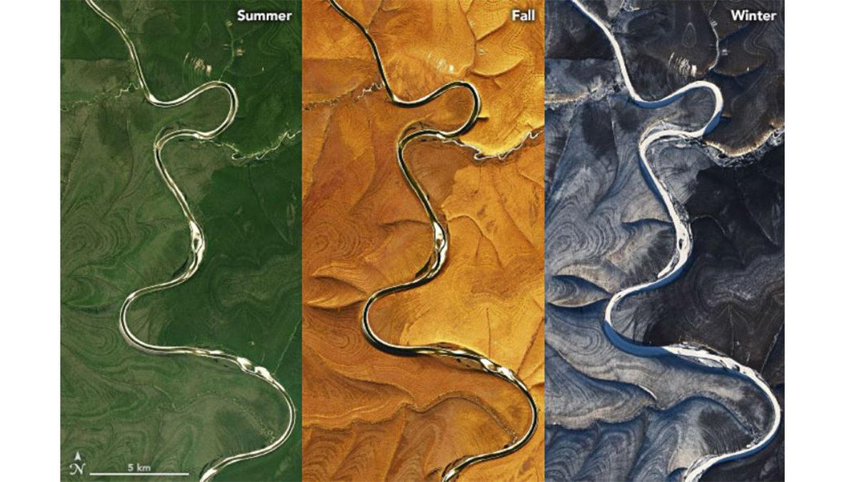 Uydu Görüntülerinde Rusya Üzerinde Gizemli Çizgiler Görüldü