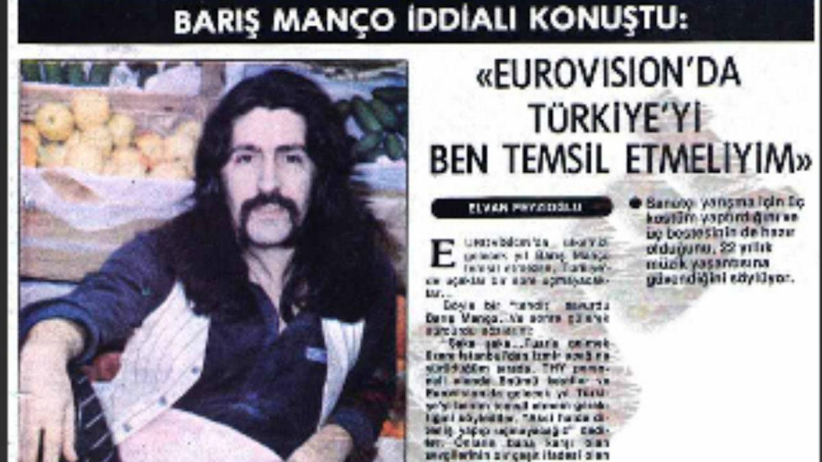 Barış Manço’nun Eurovision İçin Hazırladığı Şarkının TRT Tarafından Beğenilmeyip Reddedildiğini Biliyor muydunuz?