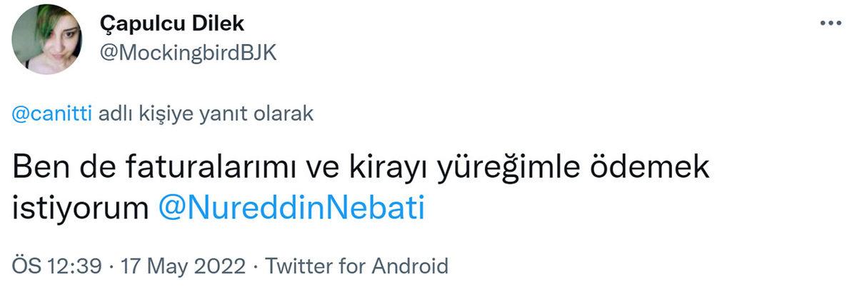 Bakan Nebati’nin 