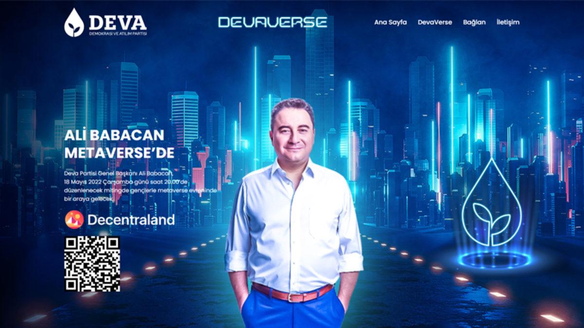Metaverse’te Miting Düzenleyen İlk Siyasi Parti DEVA Olacak: “DEVAVERSE”