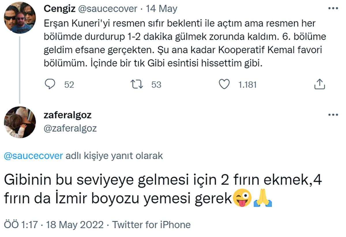 Gibi’nin Başrolünden ’Gibi vs Erşan Kuneri’ Tartışması Başlatan Zafer Algöz’e Yanıt