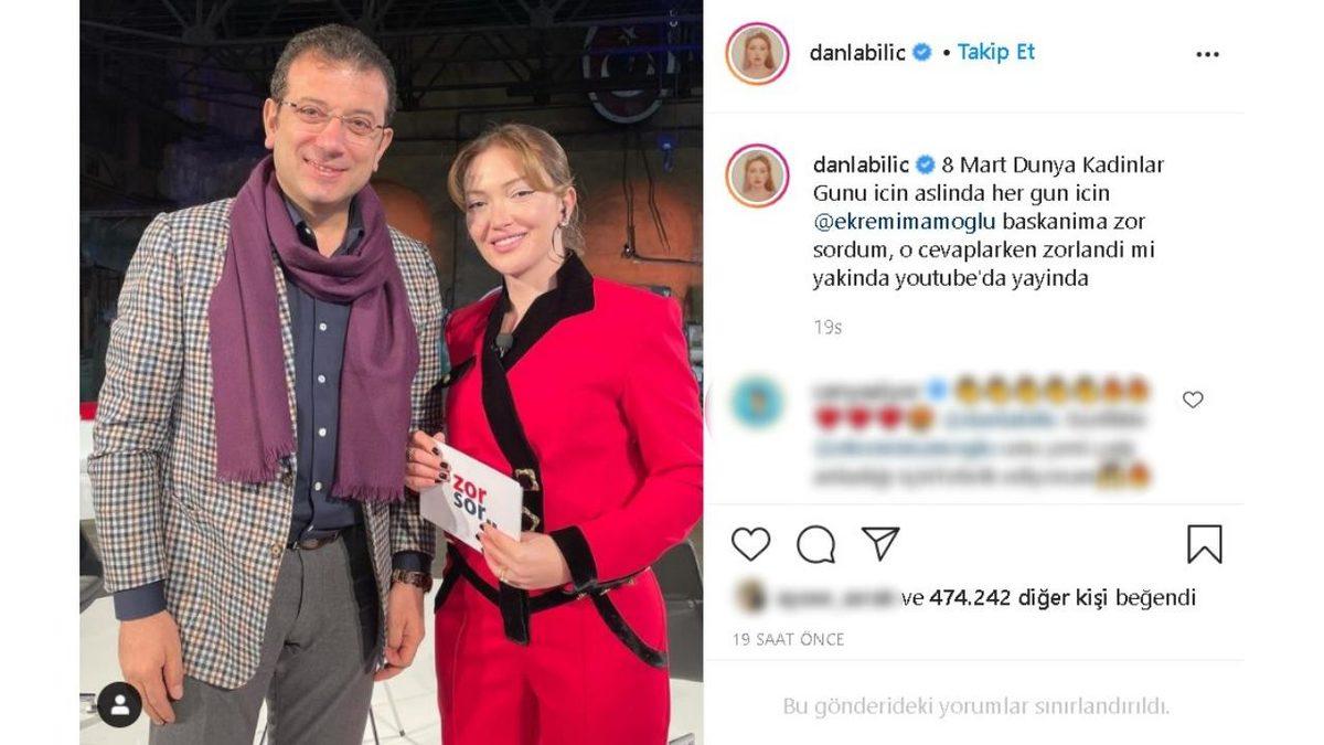 YouTuber Danla Bilic, 8 Mart Kadınlar Günü Videosu İçin Ekrem İmamoğlu’nu Konuk Etti