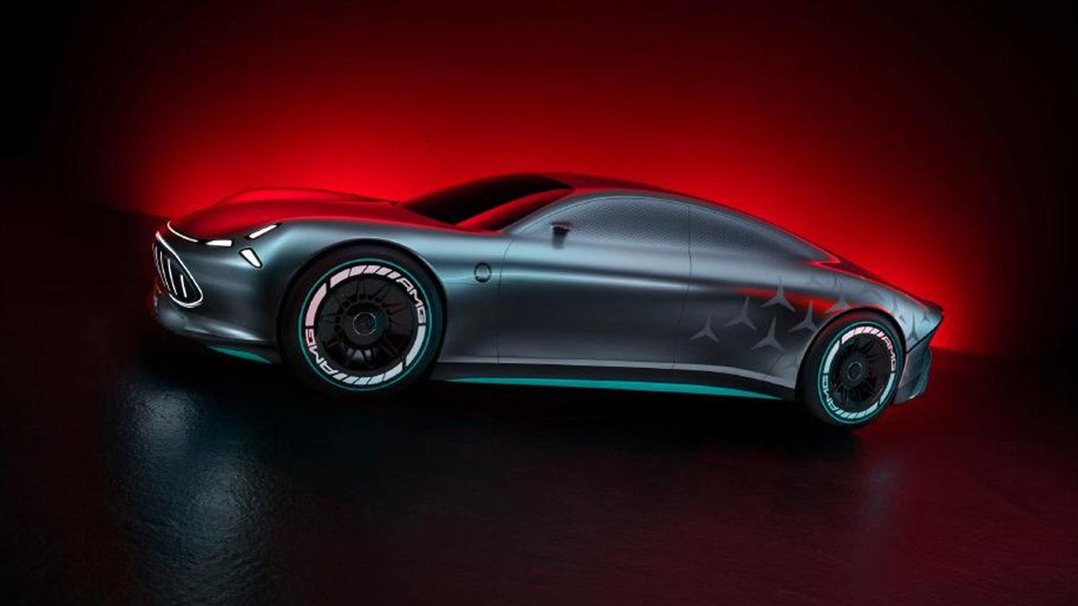 Mercedes, İlk Elektrikli Spor Otomobil Konseptini Tanıttı: Karşınızda Vision AMG [Video]