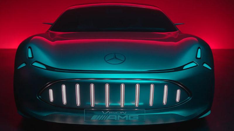 Mercedes, İlk Elektrikli Spor Otomobil Konseptini Tanıttı: Karşınızda Vision AMG [Video]