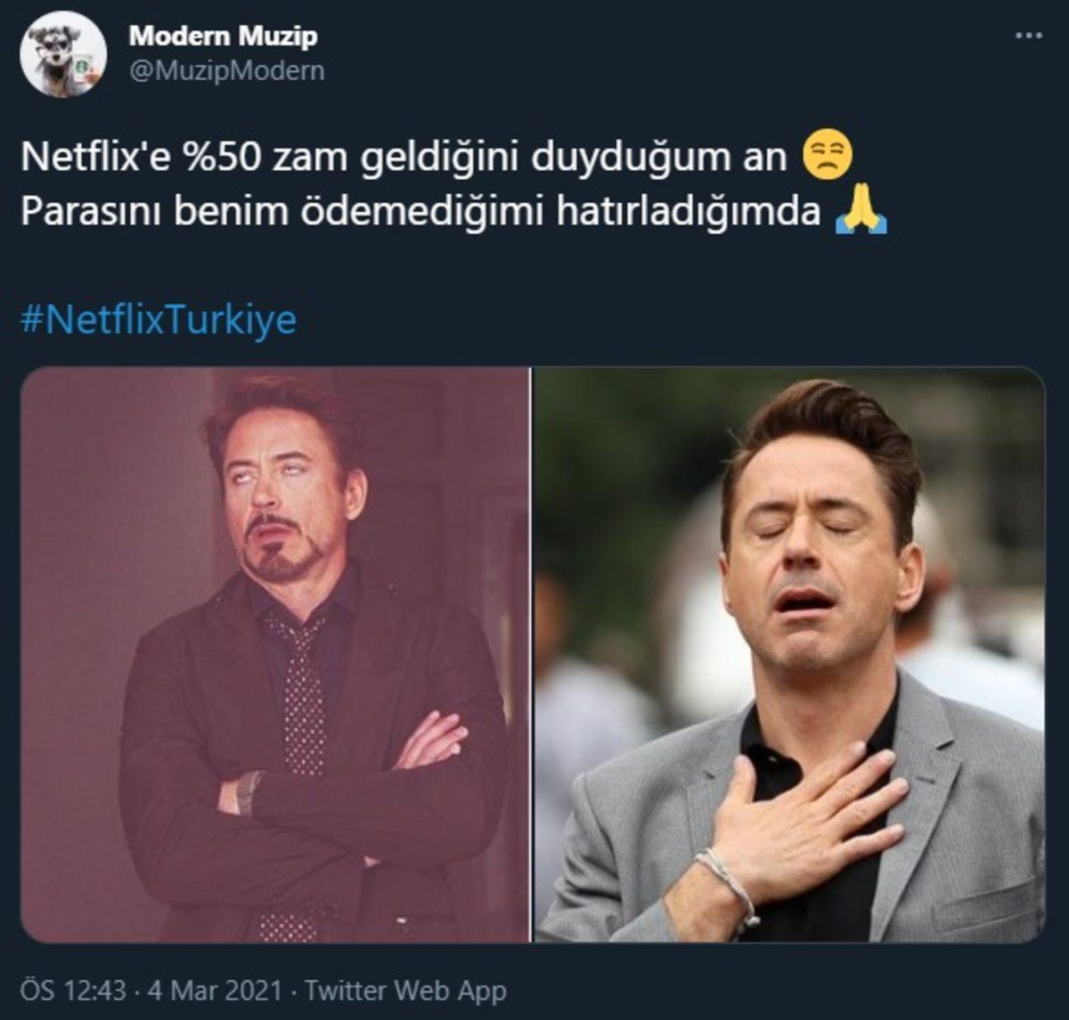Netflix’in Türkiye Fiyatlarına Yaptığı Zam İçin Sosyal Medyadan Gelen Tepkiler