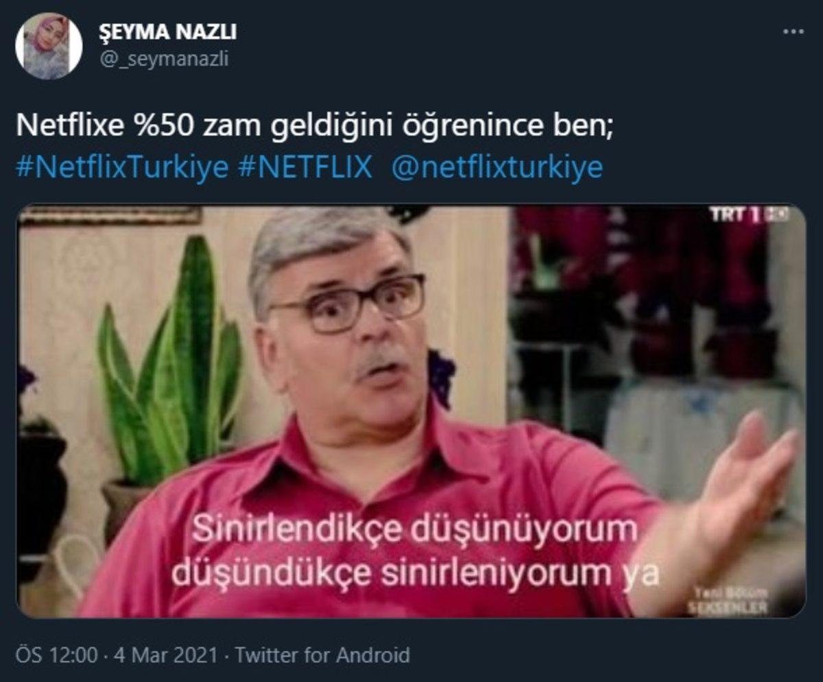 Netflix’in Türkiye Fiyatlarına Yaptığı Zam İçin Sosyal Medyadan Gelen Tepkiler