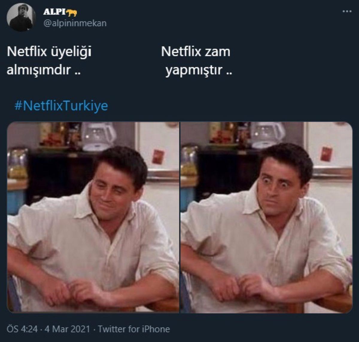 Netflix’in Türkiye Fiyatlarına Yaptığı Zam İçin Sosyal Medyadan Gelen Tepkiler