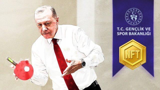 Cumhurbaşkanı Erdoğan’ın Masa Tenisi Raketi Tutuşu NFT’ye Dönüştürüldü