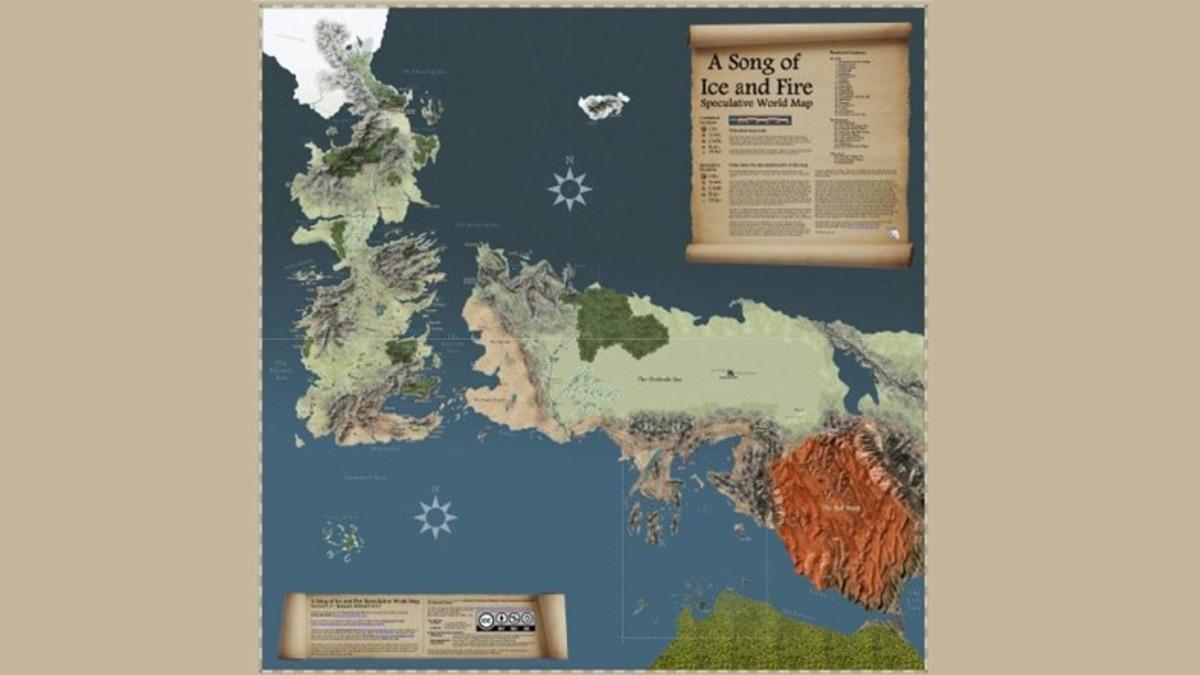 Game of Thrones’taki Tüm Olayları Harita Üzerinde Açıklayan İnternet Sitesi