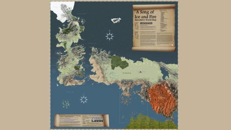 Game of Thrones’taki Tüm Olayları Harita Üzerinde Açıklayan İnternet Sitesi