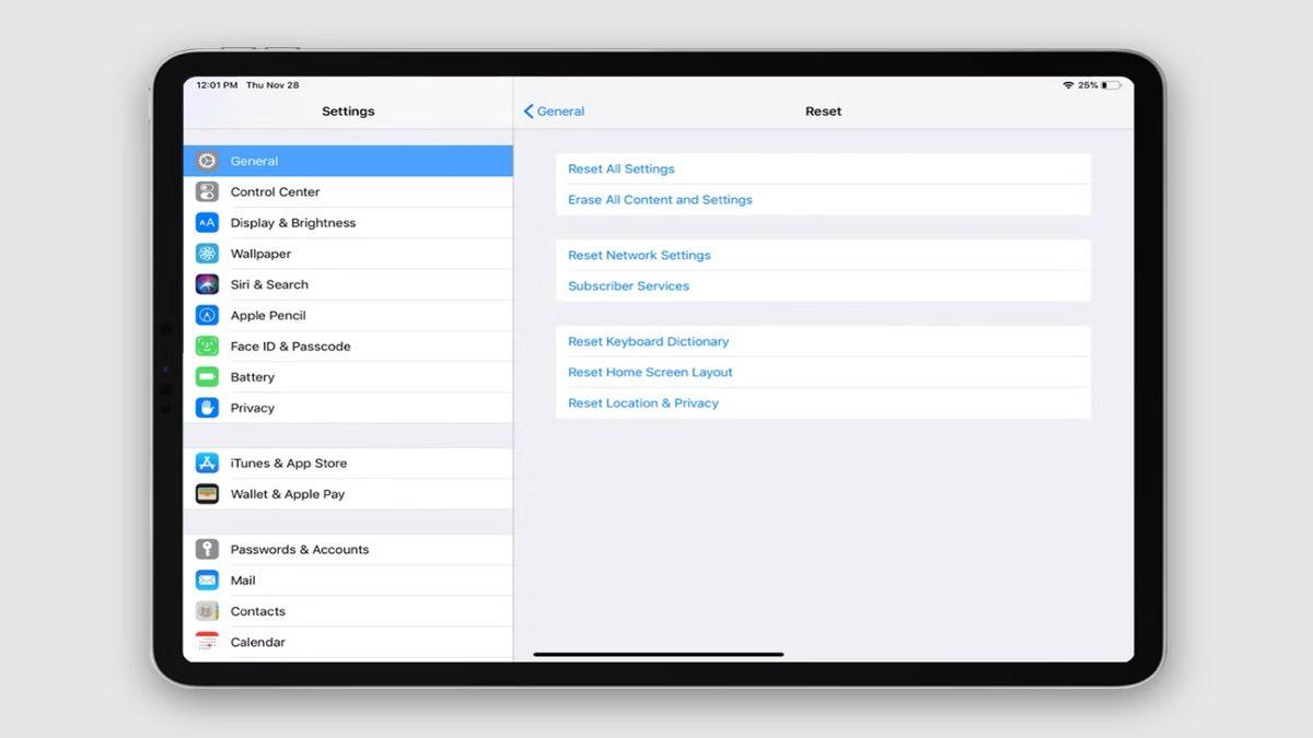 iPad Sıfırlama Nasıl Yapılır?