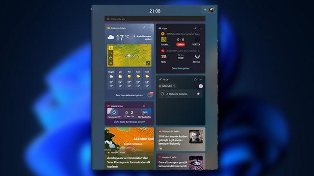 Microsoft, Windows 11’in Widget Sekmesini Zenginleştiriyor: 3. Parti Widget’lar Geliyor