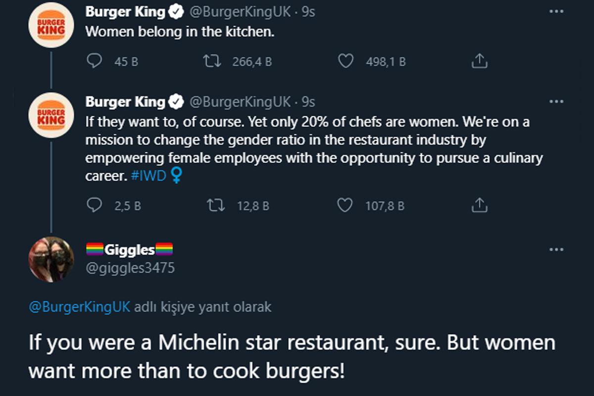 Burger King’in Kaş Yapayım Derken Göz Çıkartan Kadınlar Günü Paylaşımı, Sosyal Medyada Gündem Oldu