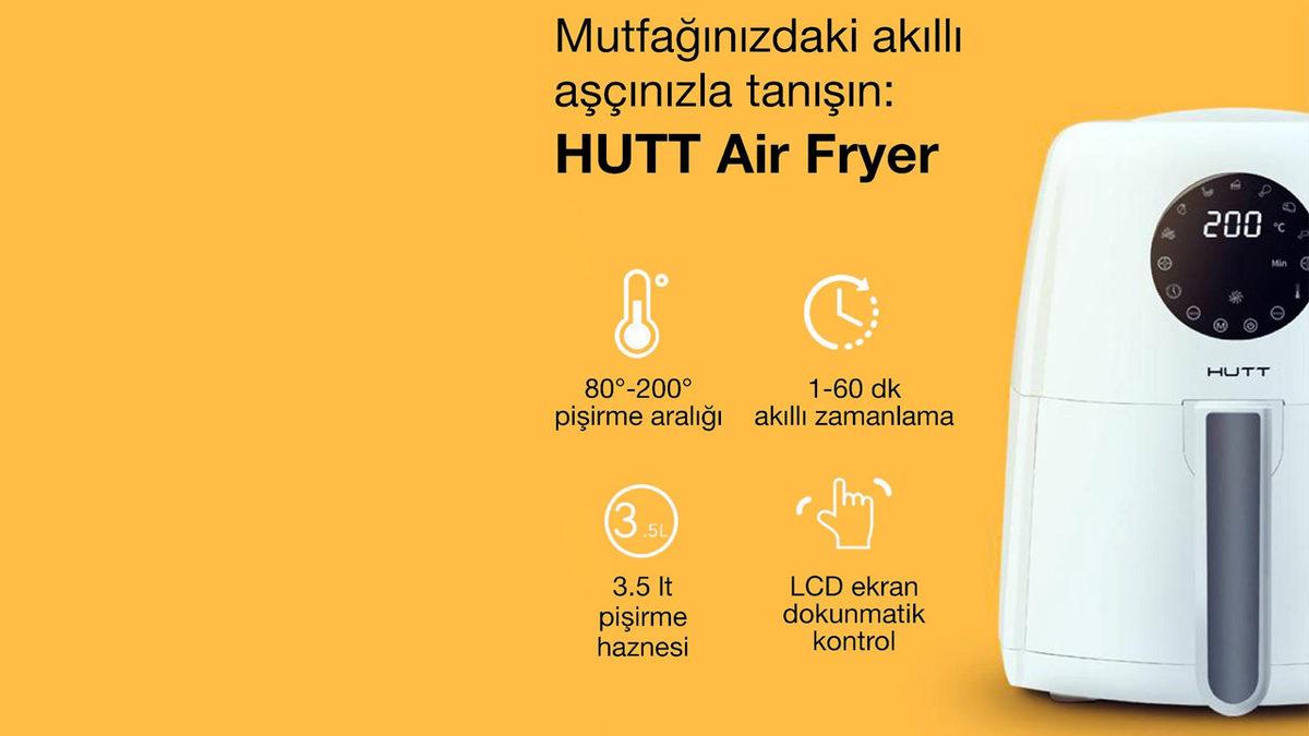 Hem Zamandan Hem Yağdan Tasarruf Ettiren Hava Fritözü: 3.5 litre Kapasiteli HUTT Air Fryer