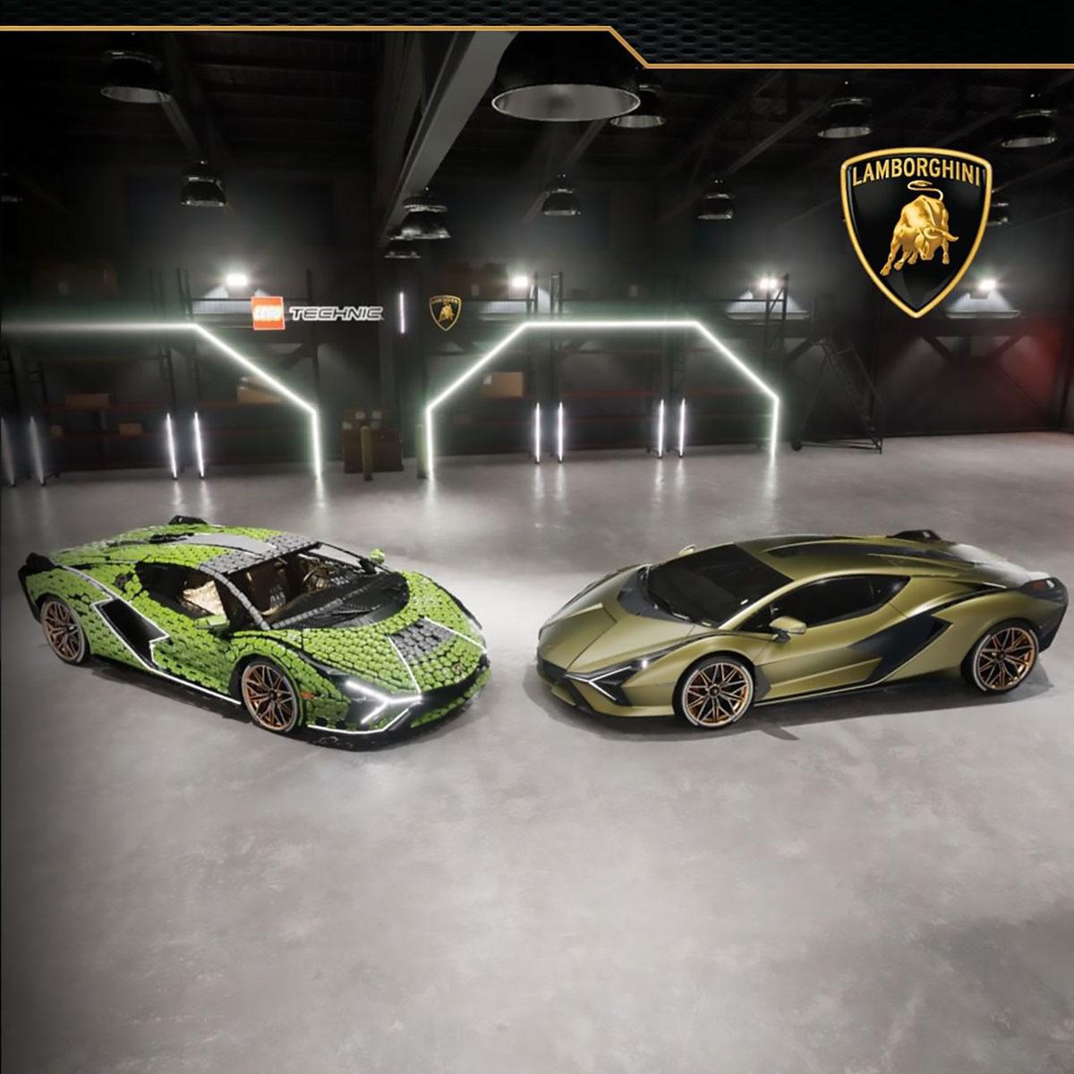 Gerçek Lamborghini ile Birebir Aynı Boyuttaki 400 Bin Parçalık LEGO Lamborghini Türkiye’de Sergilenecek