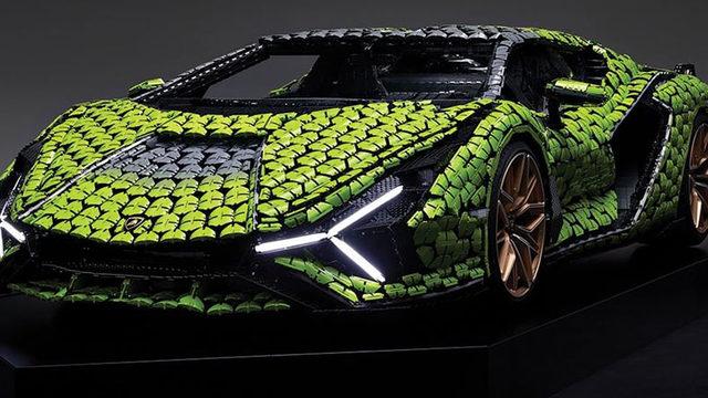 Gerçek Lamborghini ile Birebir Aynı Boyuttaki 400 Bin Parçalık LEGO Lamborghini Türkiye’de Sergilenecek