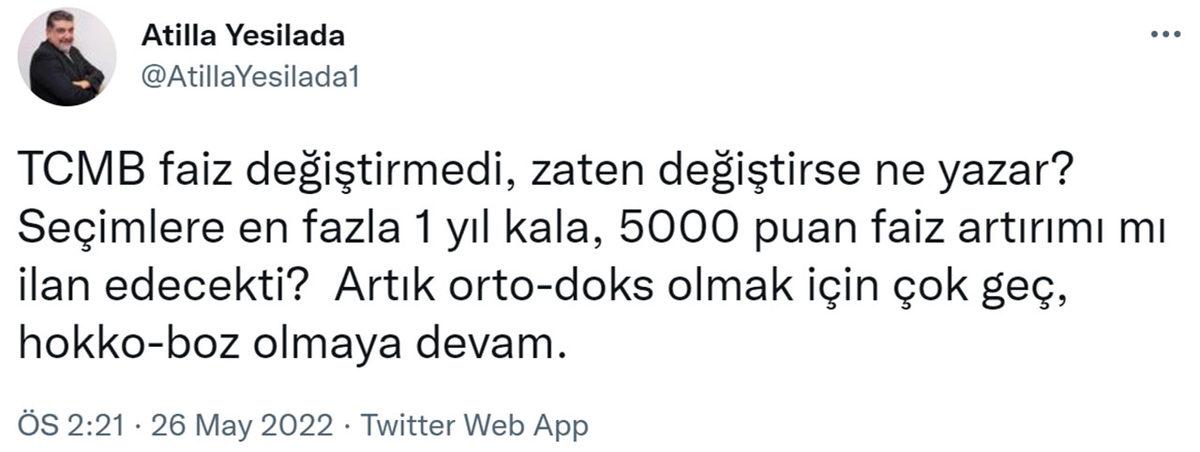 Merkez Bankası, Mayıs Ayı Faizi Sabit Tuttu: Peki Uzmanlar Ne Diyor?