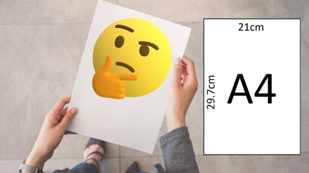 A4 Kağıtları Neden 20x30 cm Değil de 21x29,7 cm Gibi Küsuratlı Bir Boyuta Sahiptir?
