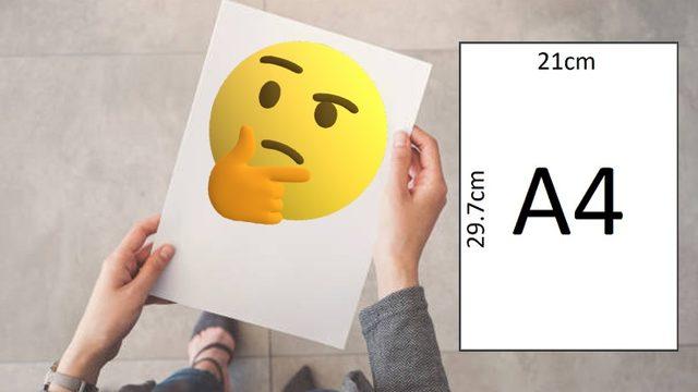 A4 Kağıtları Neden 20x30 cm Değil de 21x29,7 cm Gibi Küsuratlı Bir Boyuta Sahiptir?