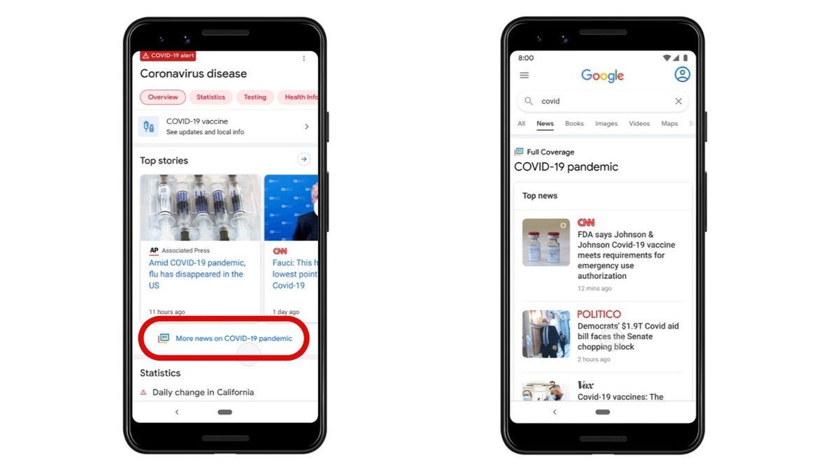 Google, Olayları Farklı Açılardan Okumanızı Sağlayan Özelliğini Arama Sonuçlarına Getiriyor