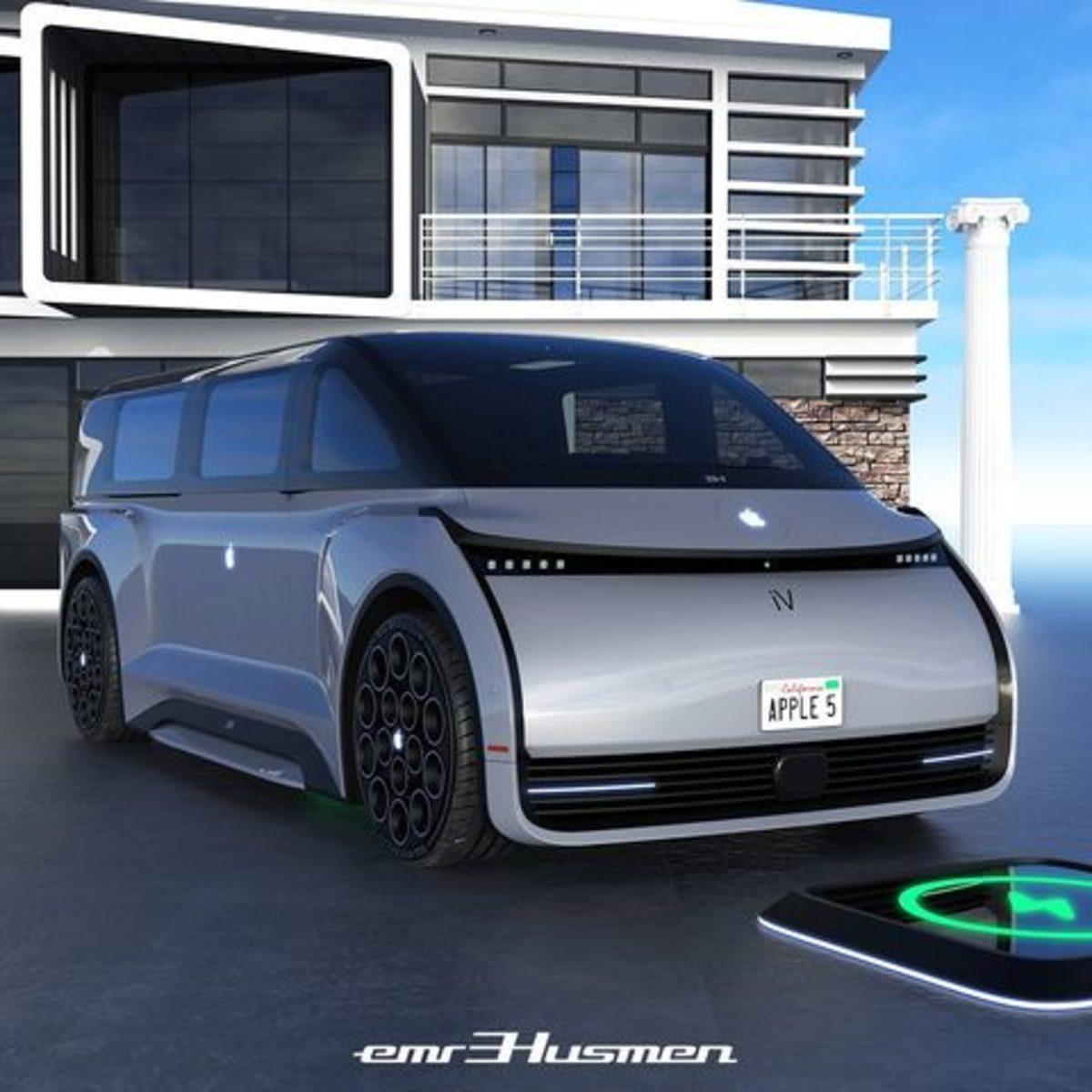 Türk Tasarımcı Emre Hüsmen’den Van Tipi Apple Car Konsepti