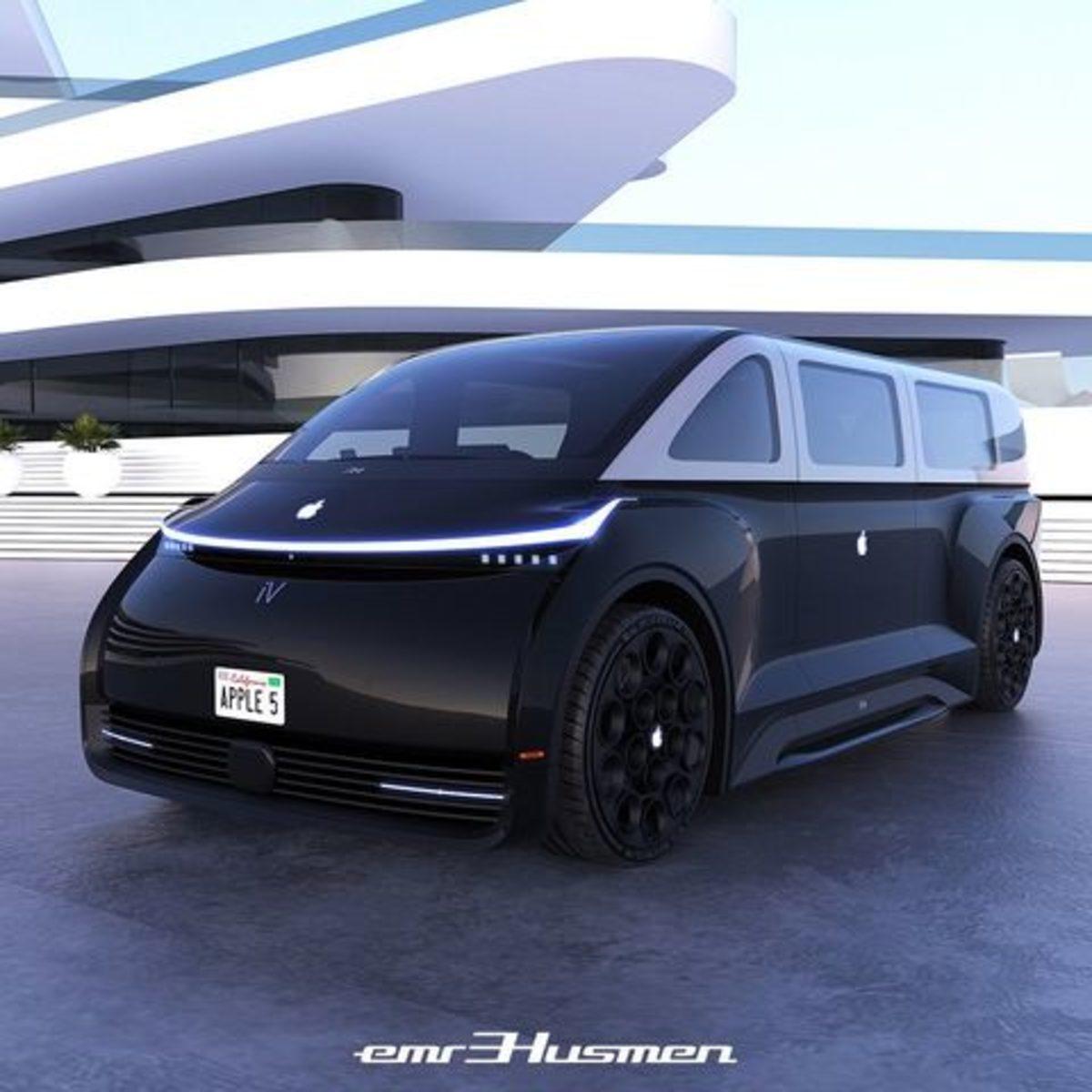 Türk Tasarımcı Emre Hüsmen’den Van Tipi Apple Car Konsepti