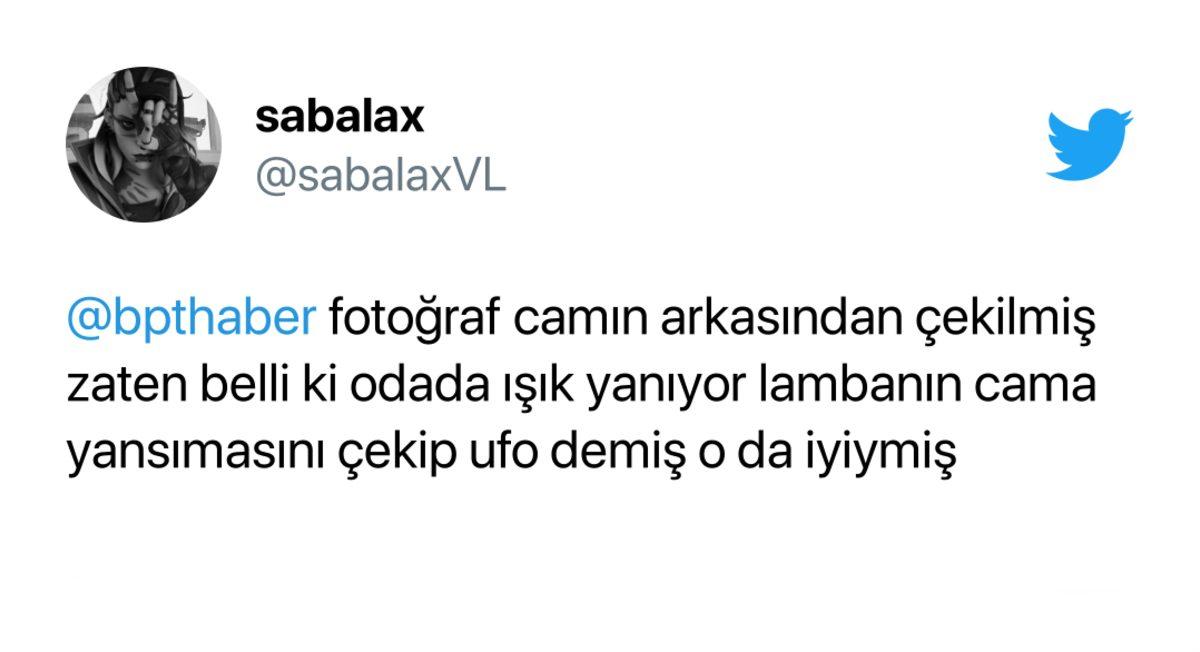 Sokak Lambası Yansıması ’UFO Görüntüsü’ Olarak Paylaşılınca Sosyal Medyada Birbirinden Eğlenceli Tepkiler Geldi