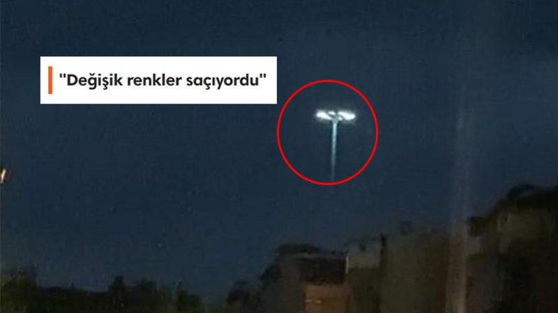 Sokak Lambası Yansıması ’UFO Görüntüsü’ Olarak Paylaşılınca Sosyal Medyada Birbirinden Eğlenceli Tepkiler Geldi