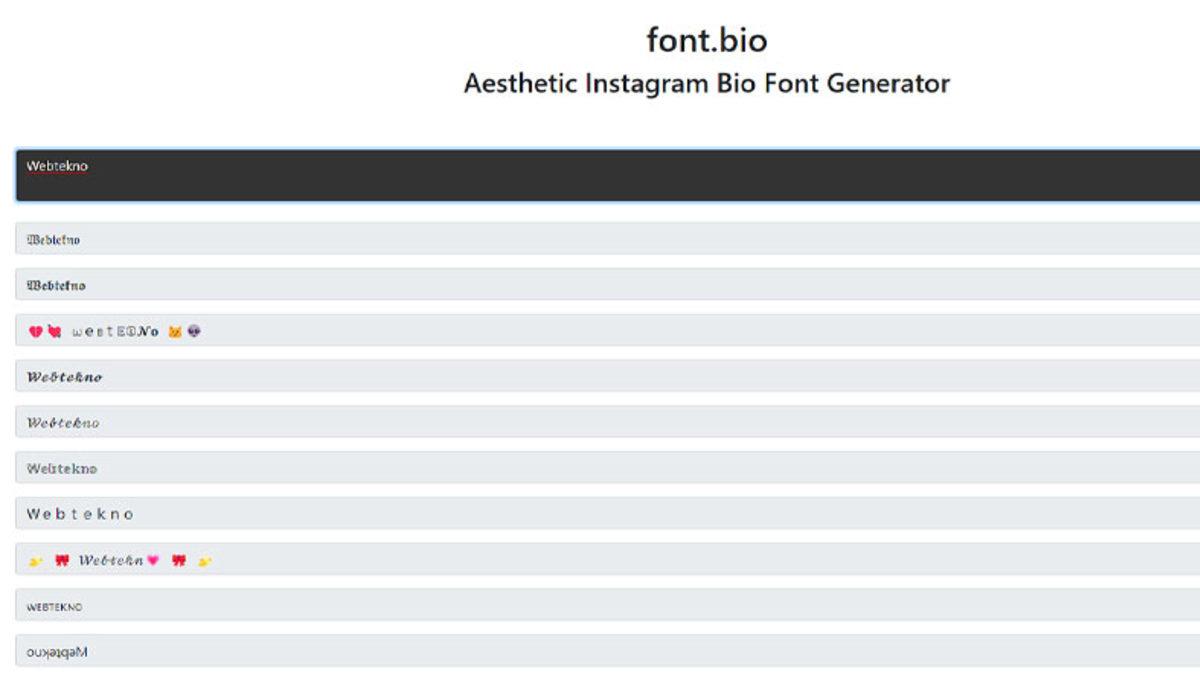 Instagram Biyografisinde Yazı Tipi Değiştirme Nasıl Yapılır?