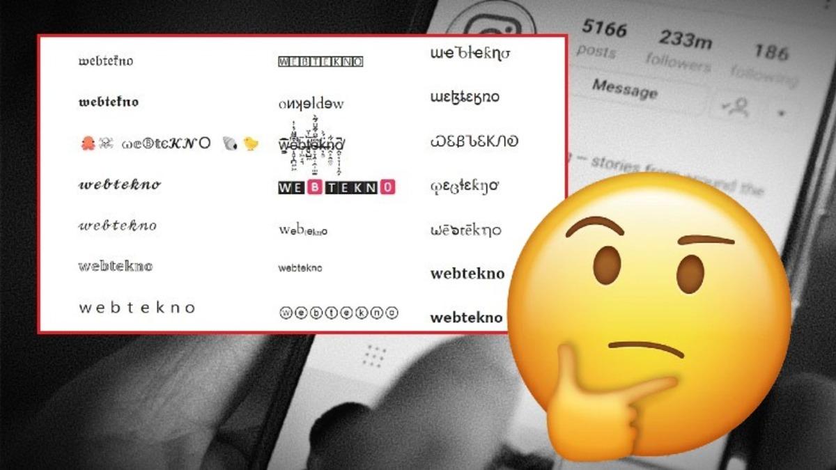 Instagram Biyografisinde Yazı Tipi Değiştirme Nasıl Yapılır?