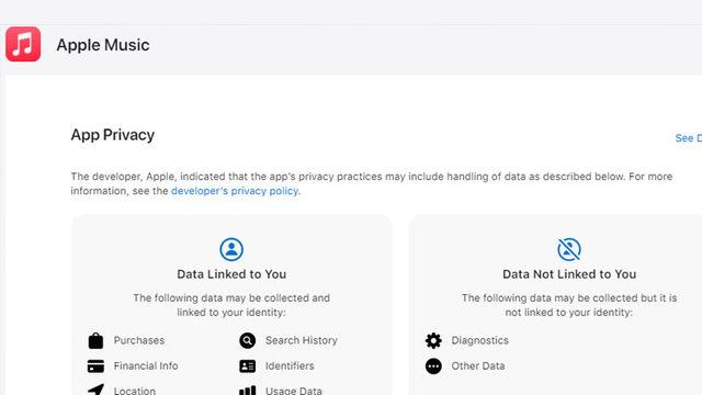 Apple, Kendi Uygulamalarında Hangi Verileri Topladığını Gösterdiği Bir Sayfa Yayınladı