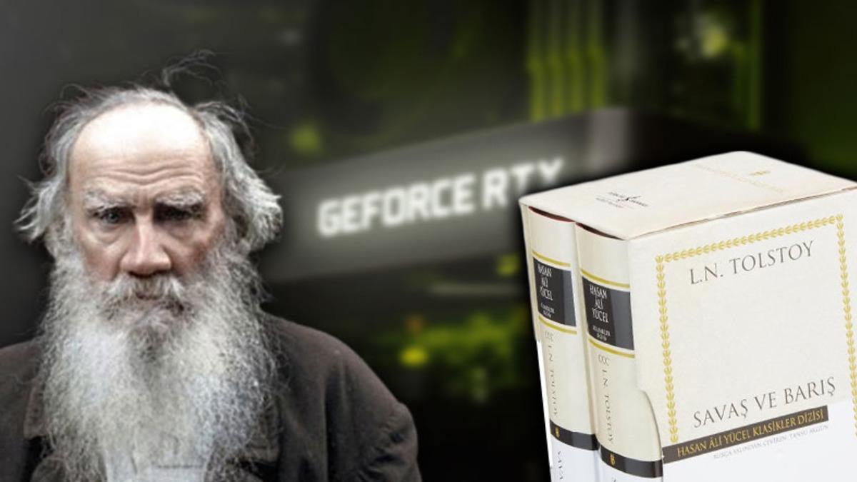 NVIDIA’nın Bilgisayarlara ’Çaktırmadan’ Tolstoy Romanı Yüklediği Ortaya Çıktı