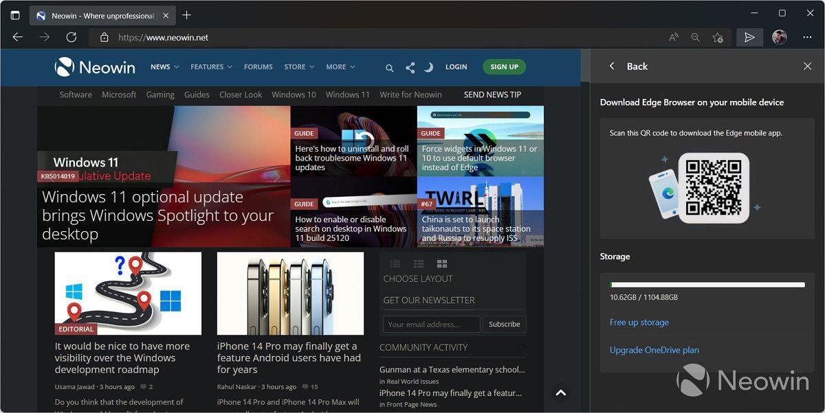 Microsoft Edge’in Cihazlarınız Arasında Dosya Paylaşımı Yapabileceğiniz Yeni ’Drop’ Özelliği Ortaya Çıktı