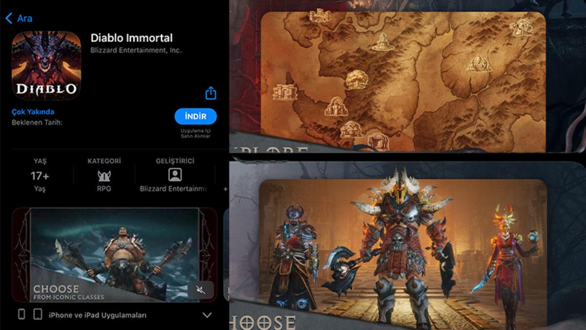 Diablo Immortal Hem Mobil Hem PC İçin Erken Erişime Açıldı: Bazı Ülkelerde Oynanamayacak!