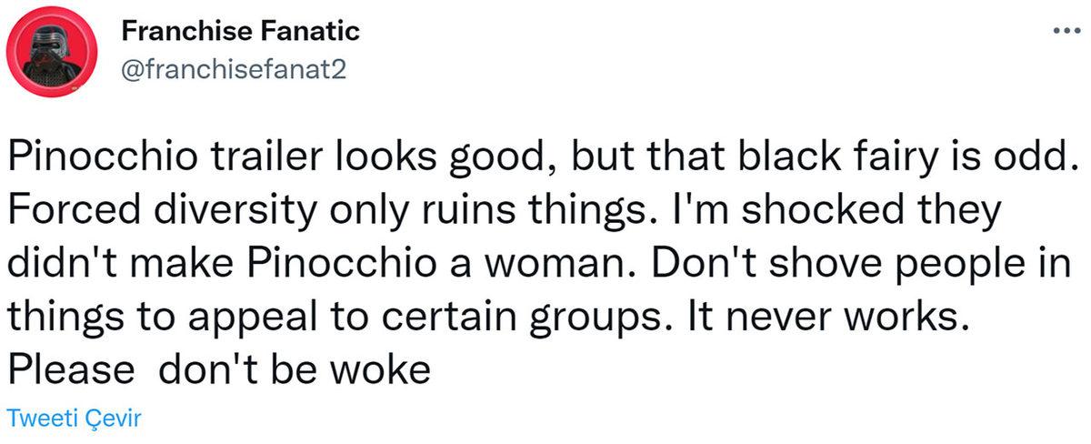 Yeni Pinokyo Filminin İlk Tanıtım Videosu Yayınlandı: Pinokyo’ya Can Veren Perinin Siyahi Olması Gündem Oldu