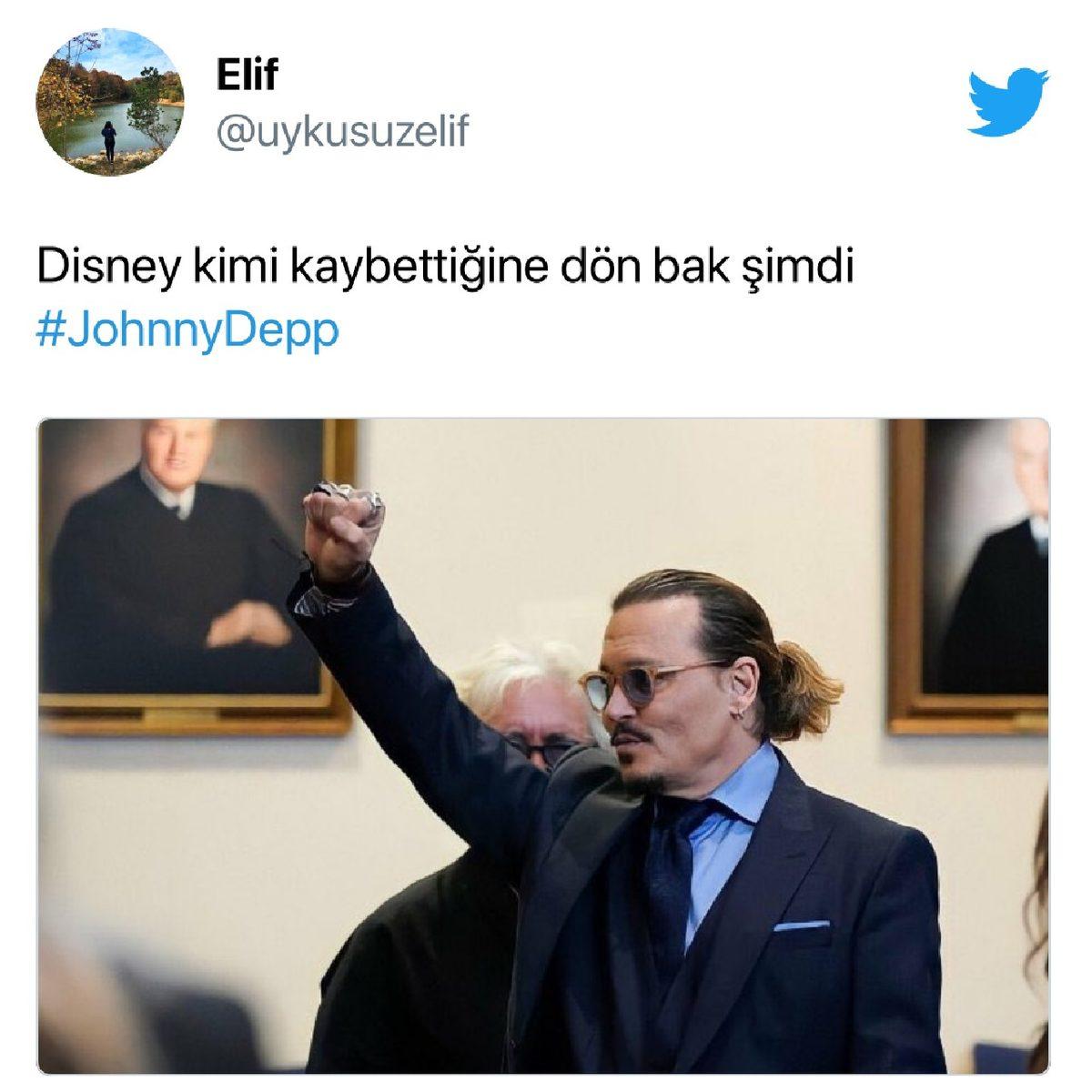 Johnny Depp’in Eski Eşi Amber Heard’e Açtığı Davayı Kazanmasına Sosyal Medyadan Birbirinden İlginç Tepkiler Geldi