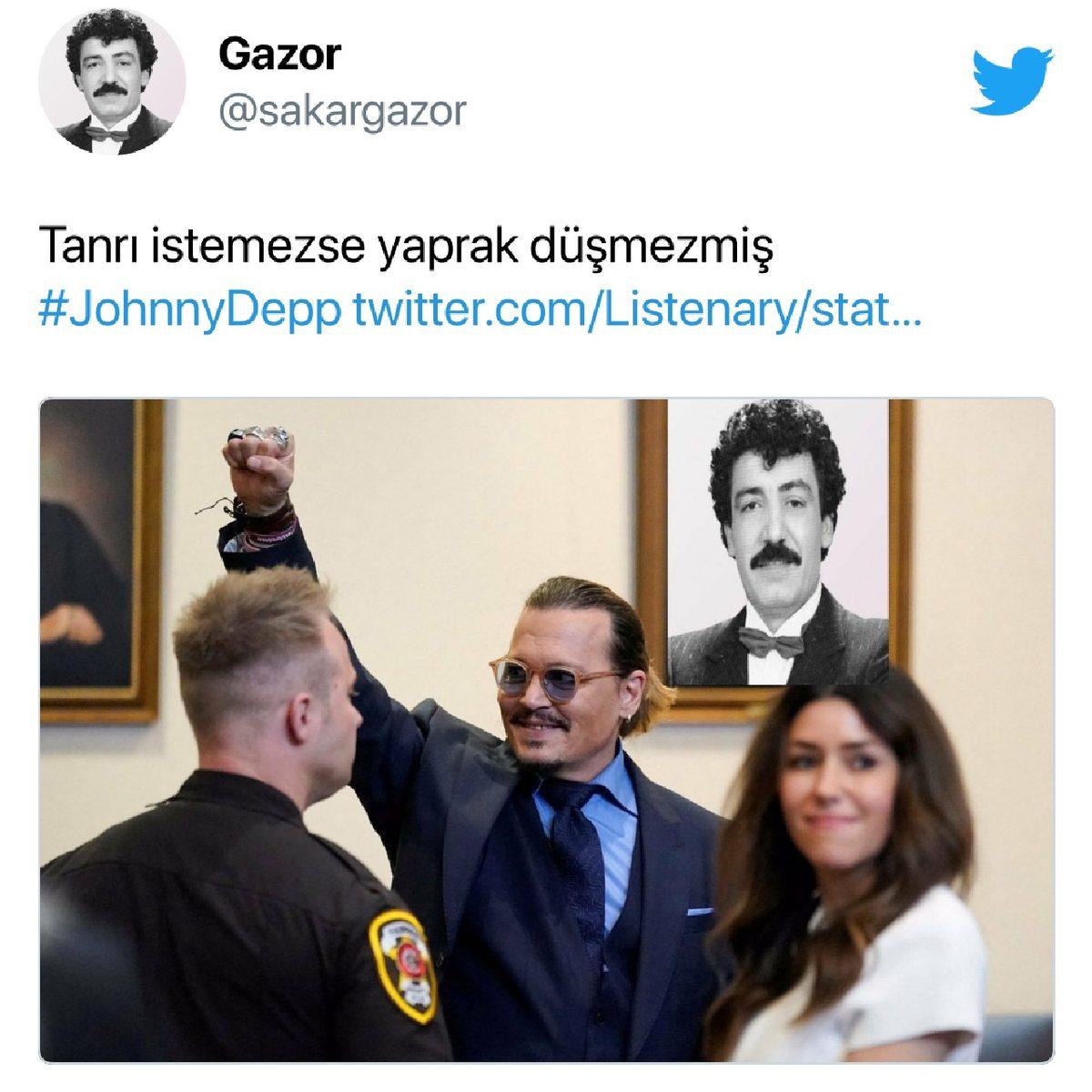 Johnny Depp’in Eski Eşi Amber Heard’e Açtığı Davayı Kazanmasına Sosyal Medyadan Birbirinden İlginç Tepkiler Geldi