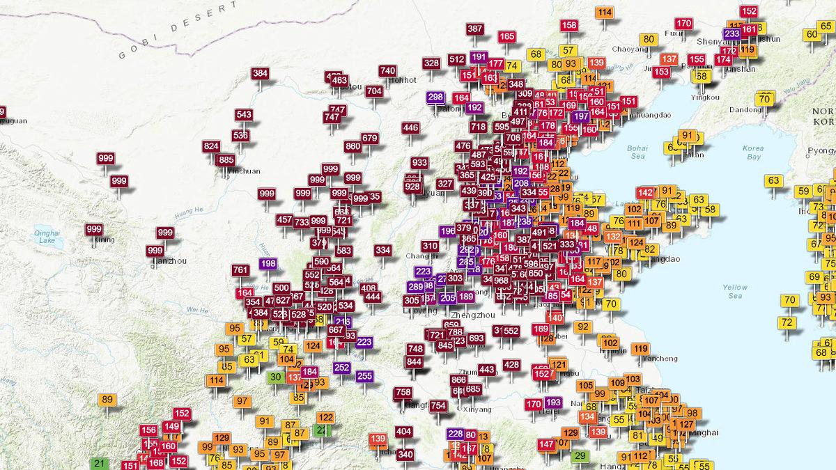 Çin’de Halkın ’Dünyanın Sonu Gelmiş Gibi’ Şeklinde Tanımladığı Büyük Bir Kum Fırtınası Yaşanıyor