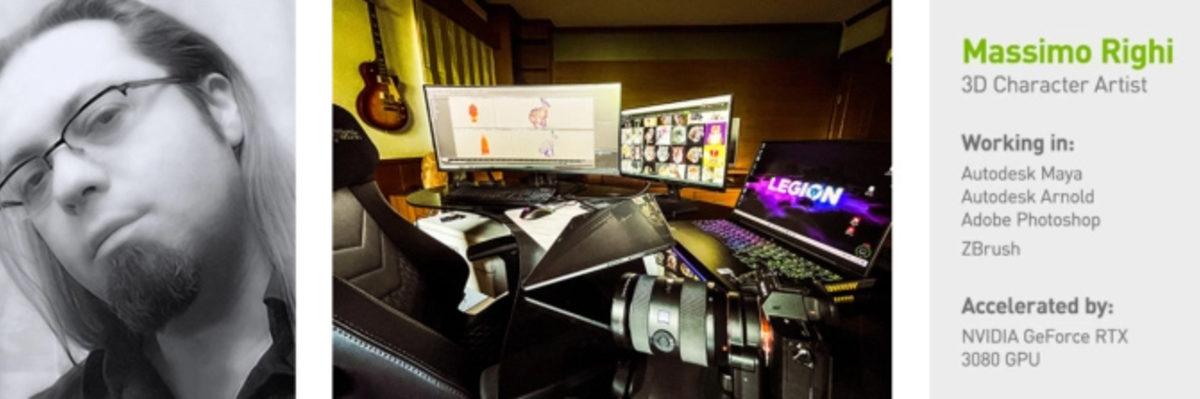 NVIDIA Studio’da Sanatçı Massimo Righi ile Fantastik Üç Boyutlu Hayvanlar Hayat Buluyor